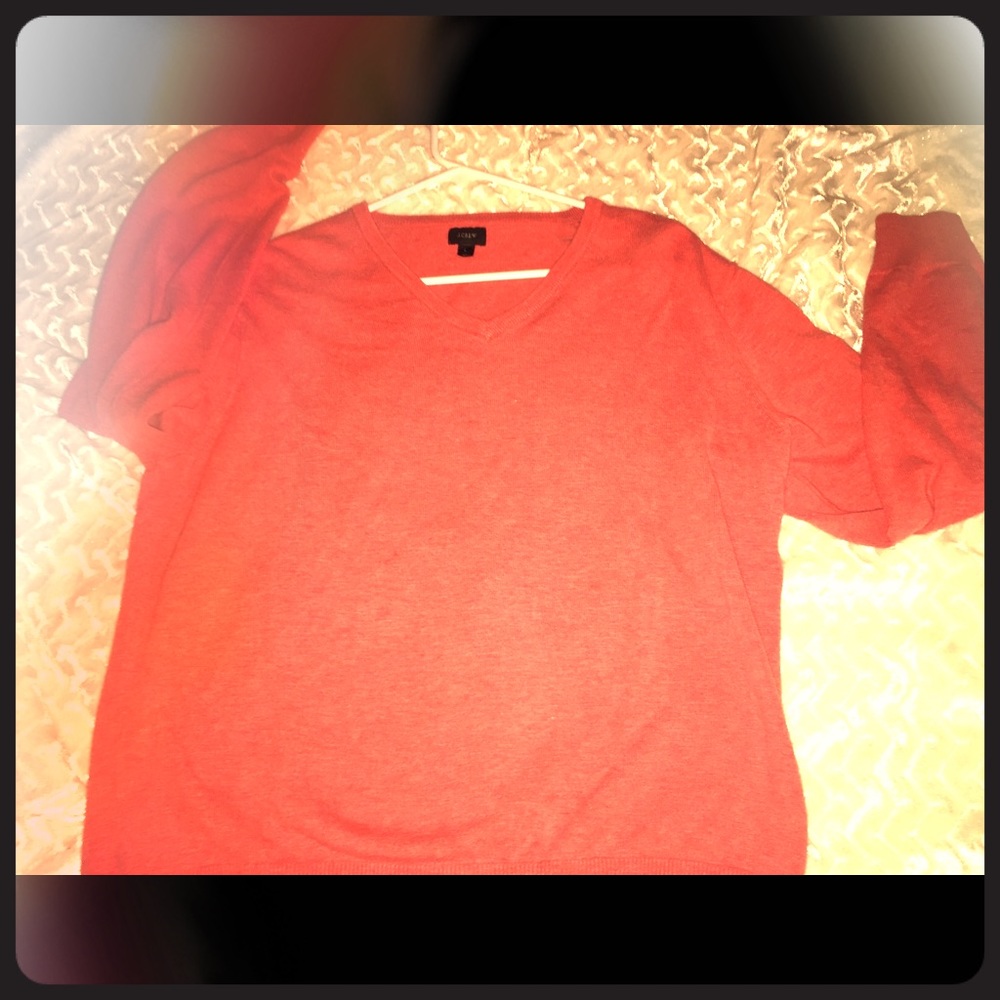 ☘️J. Crew Coral Sweater☘️ Mix and Match 5/$25☘️